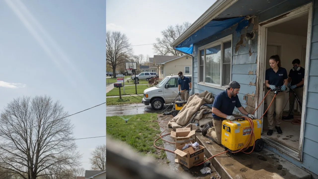 Basement Flood Cleanup in Lomax, IL near me